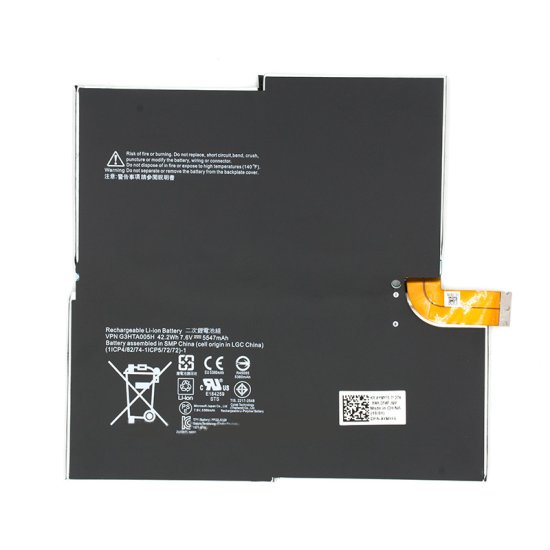 Original Batterie Microsoft 1577-9700 X883815-010 5547mAh 42.2Wh - Cliquez sur l'image pour la fermer