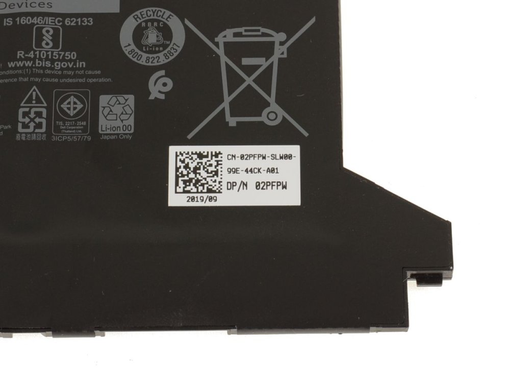 Original 3500mAh 42Wh Batterie Dell 2PFPW 8JYHH