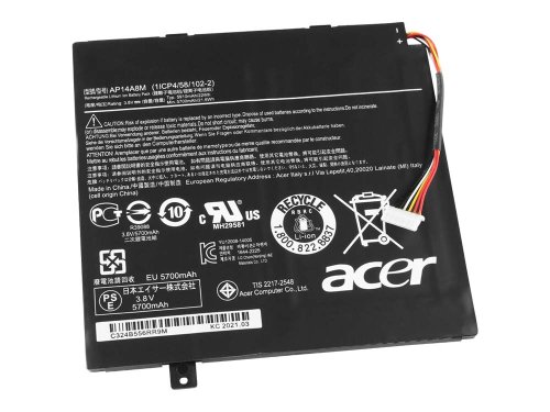 22Wh Original Batterie pour Acer Iconia Tab 10 A3-A20-K5VQ A3-A20-K5TM