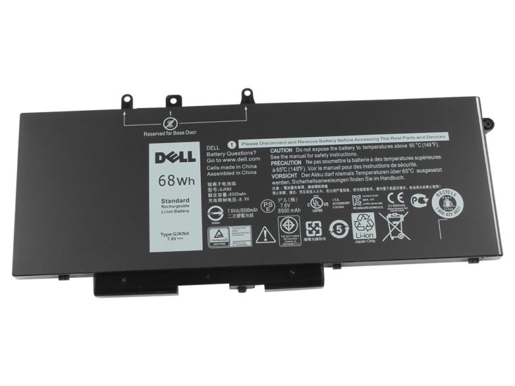 68Wh Original Batterie Dell 0GJKNX GJKNX - Cliquez sur l'image pour la fermer