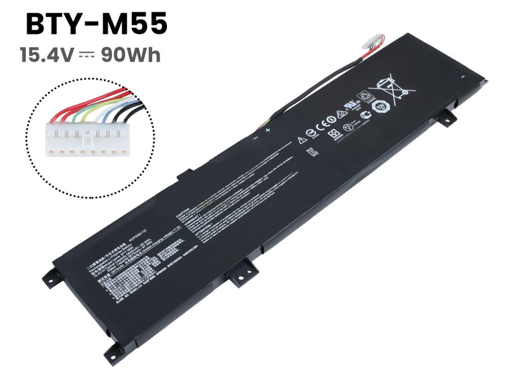 Batterie MSI Alpha 15 B5EEK-014LA 5845mAh 90Wh