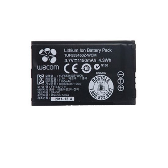 Original Batterie Wacom CTH-470 1150mAh 4.3Wh - Cliquez sur l'image pour la fermer