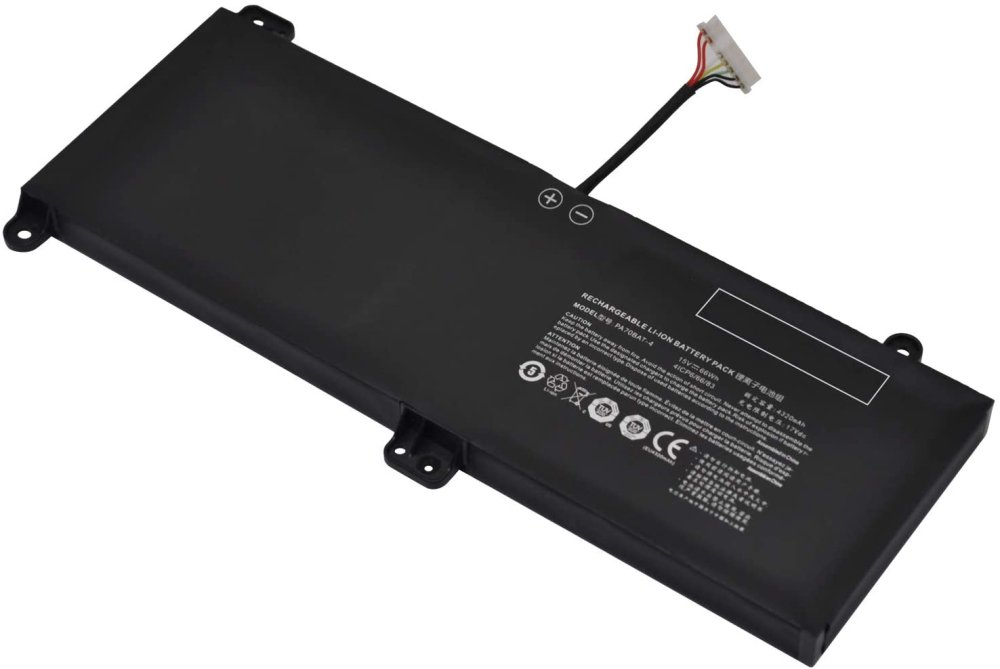 4320mAh 66Wh Batterie Clevo 4ICP6/66/83