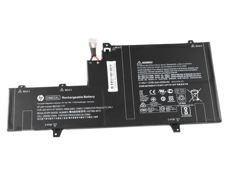 Original Batterie HP EliteBook x360 1030 G2 4935mAh 57Wh - Cliquez sur l'image pour la fermer