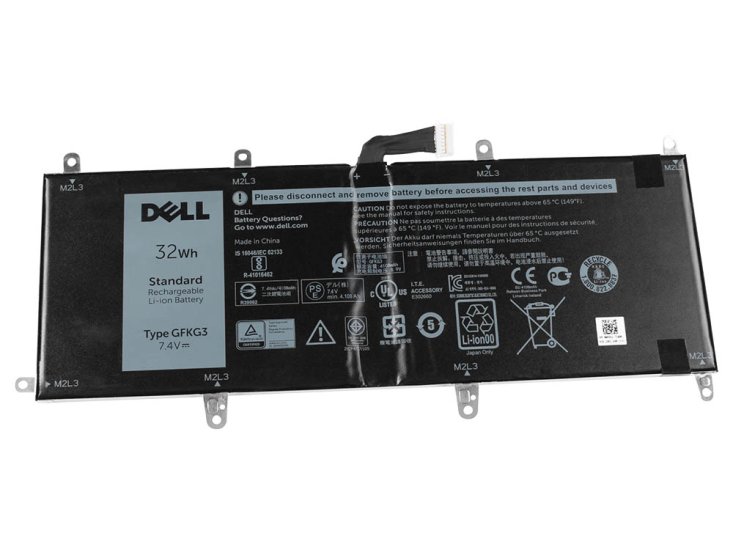 Original 32Wh Batterie Dell Venue 10 Pro 5056 - Cliquez sur l'image pour la fermer