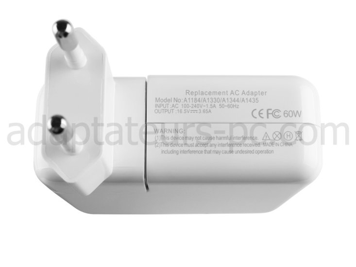 60W Adaptateur Chargeur pour Apple MacBook Pro 13.3 2.5GHz MD101 - Cliquez sur l'image pour la fermer