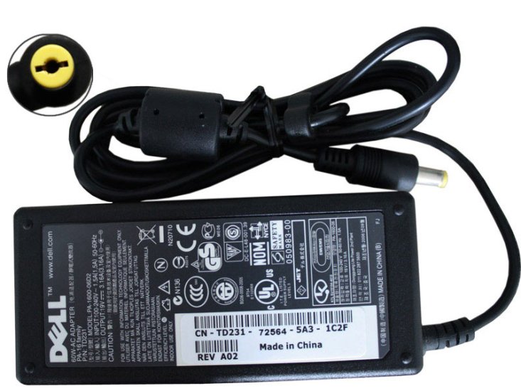 60W Original AC Adaptateur Chargeur pour Dell 310-5422 310-6405 310-6499 - Cliquez sur l'image pour la fermer