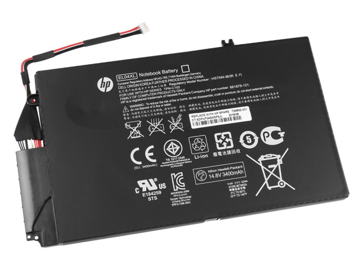 3400mAh Batterie Original pour HP HSTNN-IB3R 681879-1C1 - Cliquez sur l'image pour la fermer