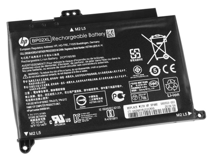 41Wh Original Batterie HP Pavilion 15-au113nf 15-au119tu - Cliquez sur l'image pour la fermer