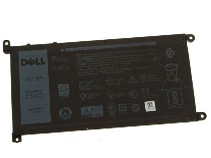 Original 42Wh Batterie Dell Chromebook 11 3180 P26T002 - Cliquez sur l'image pour la fermer