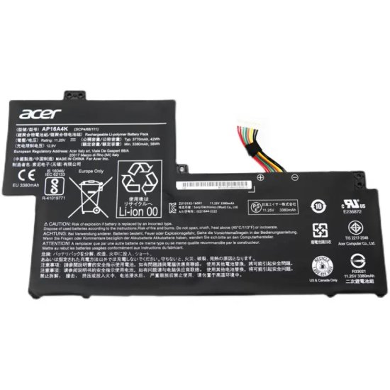 Original 3770mAh 42Wh Batterie Acer Aspire One Cloudbook AO1-132-C1T4 - Cliquez sur l'image pour la fermer