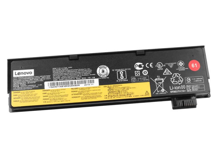 Original 2100mAh 24Wh Batterie Lenovo ThinkPad T470 20HD - Cliquez sur l'image pour la fermer