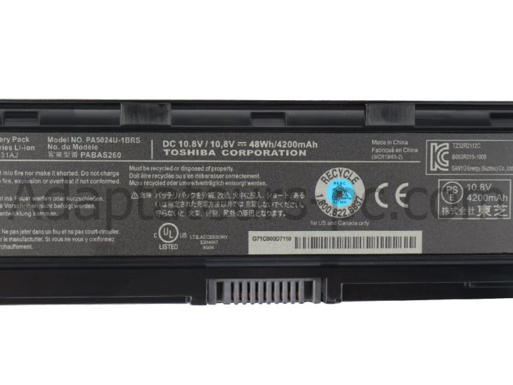 4200mAh Batterie Original pour Toshiba Satellite Pro L800 L800D L805 L805D - Cliquez sur l'image pour la fermer