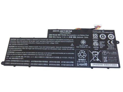 2640mAh Batterie pour Acer Aspire V5-122P-0894 V5-122P-61454G50NSS