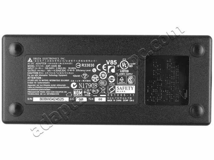 120W Acer AP.12003.001(5.5mm * 1.7mm) AC Adaptateur Chargeur - Cliquez sur l'image pour la fermer