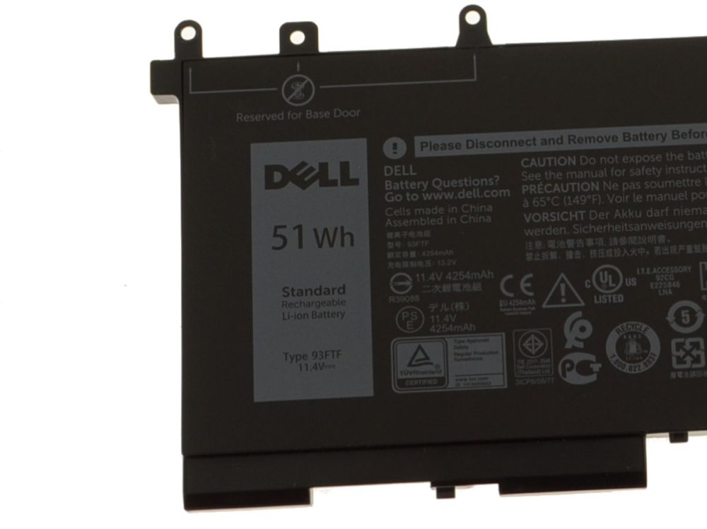 51Wh Original Batterie Dell Latitude 14 5480 P72G001