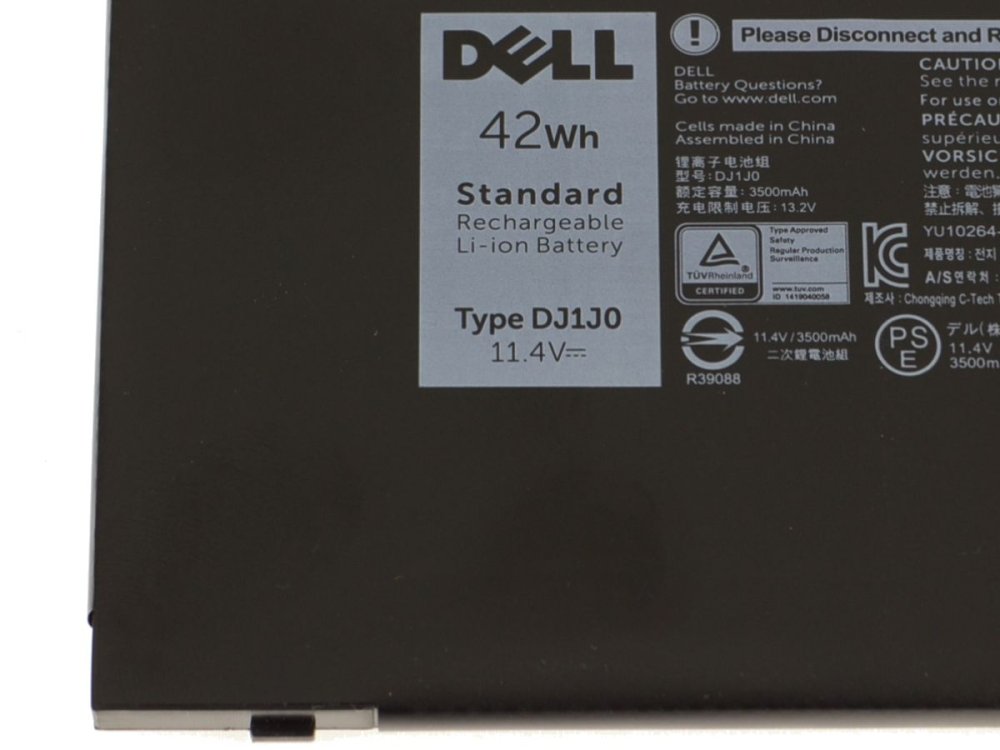 Original 3600mAh 42Wh Batterie Dell Latitude 7480 P73G001