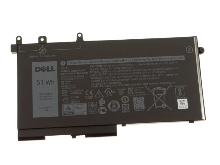 51Wh Original Batterie Dell Latitude 14 5480 P72G001 - Cliquez sur l'image pour la fermer