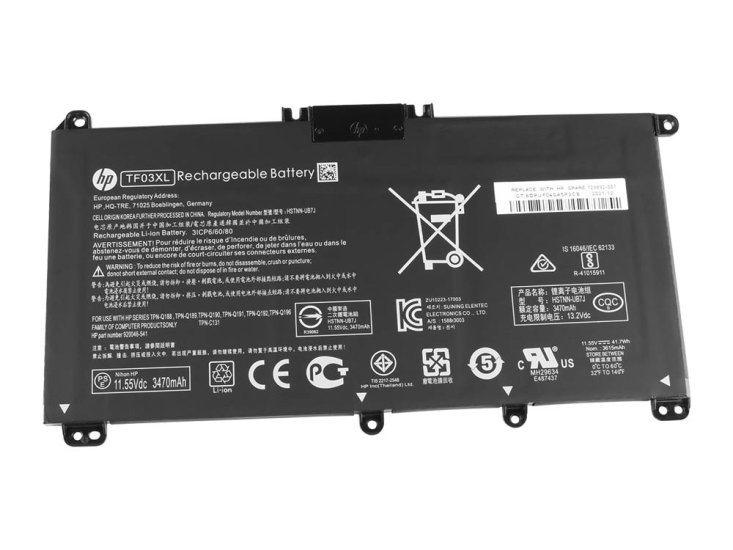 41.9Wh Original Batterie HP TF03XL HSTNN-LB7X HSTNN-LB7J - Cliquez sur l'image pour la fermer