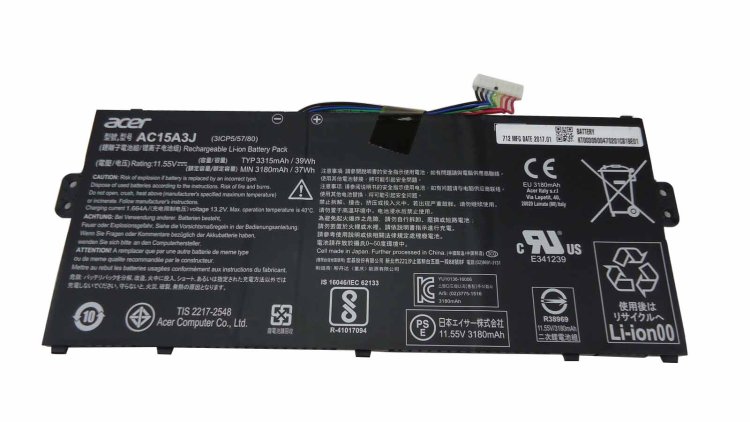 Original 3315mAh 39Wh Batterie Acer Chromebook 11 C735-C7Y9 - Cliquez sur l'image pour la fermer