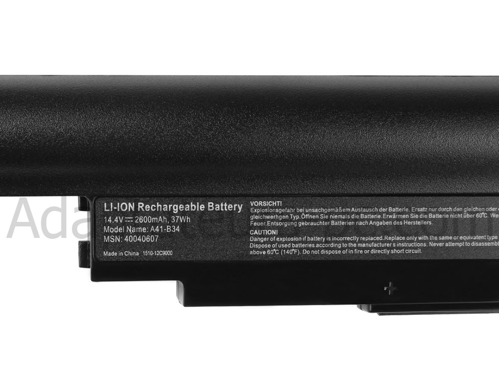 2600mAh Batterie pour Medion A41-B34