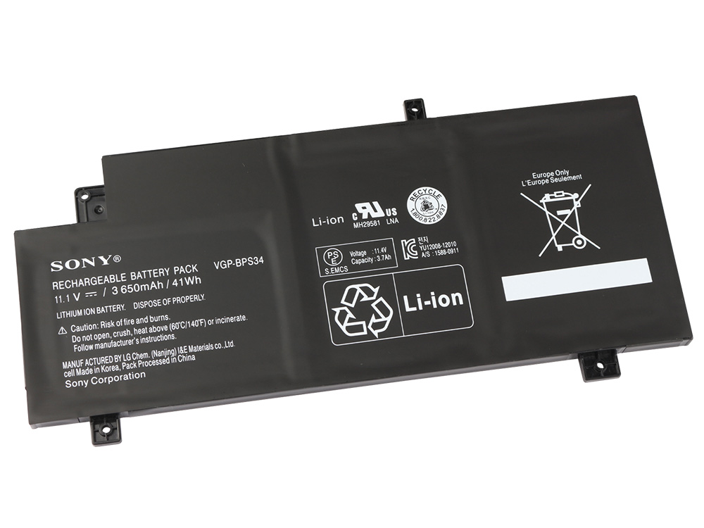 3650mAh Batterie pour Sony Vaio Fit 14 SVF14A Series