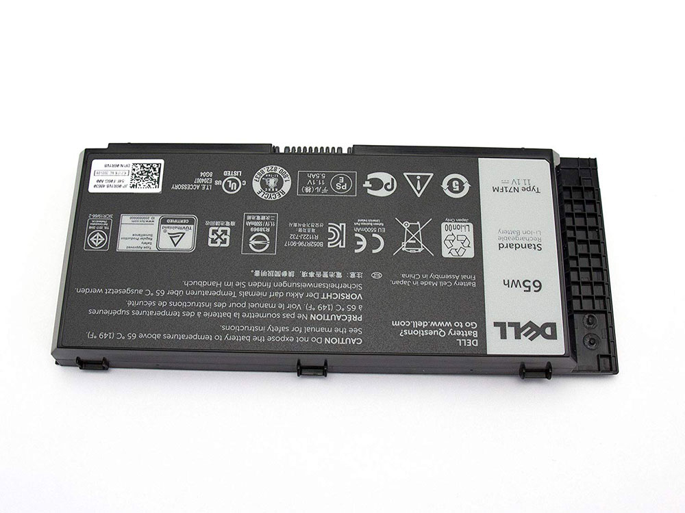 65Wh Batterie Original pour Dell N71FM 5V19F 451-BBGN