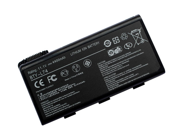 4400mAh Batterie pour MSI CX610X CX620 CX620-001NL CX620-IS54304G64B7P - Cliquez sur l'image pour la fermer