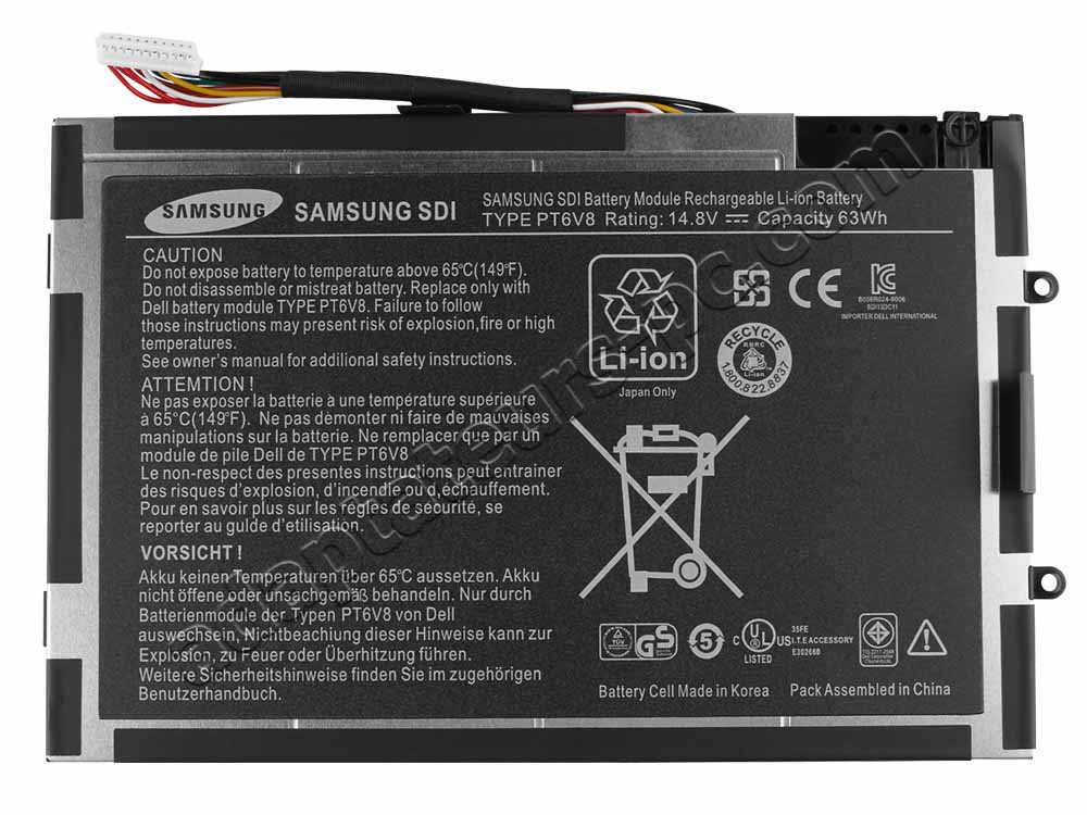 63Wh Batterie pour Alienware M14x R1