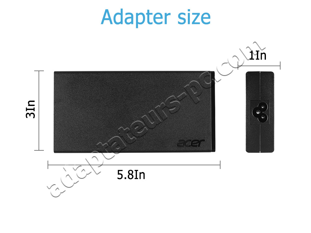 Original 135W Acer Nitro 5 AN515-54 AC Adaptateur Chargeur