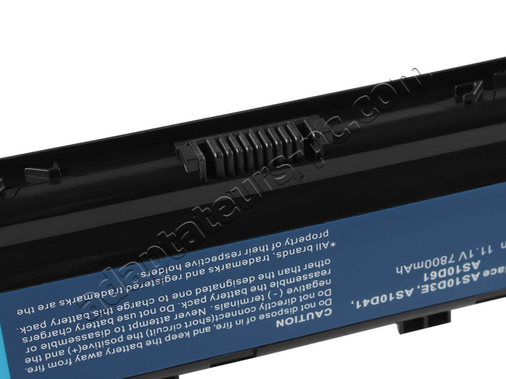 7800mAh Acer TravelMate 8572T-6405 8572T-6661 8572T-6899 Batterie