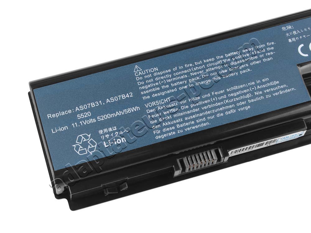 4400mAh 48Wh Batterie Acer Aspire 5710Z 5710ZG 5715Z