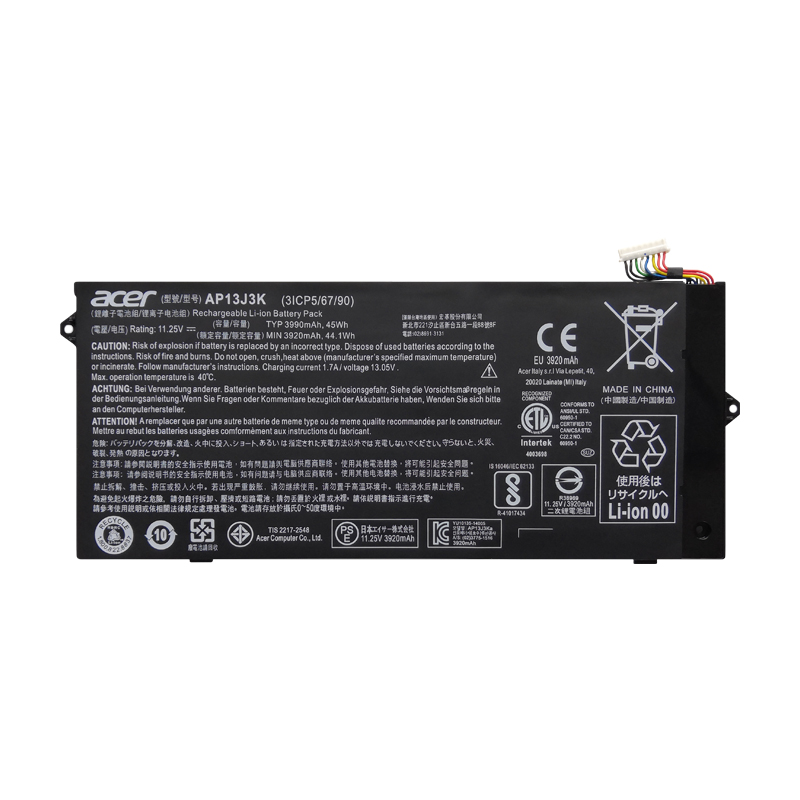 Original 3990mAh 45Wh Batterie Acer Chromebook 11 C732