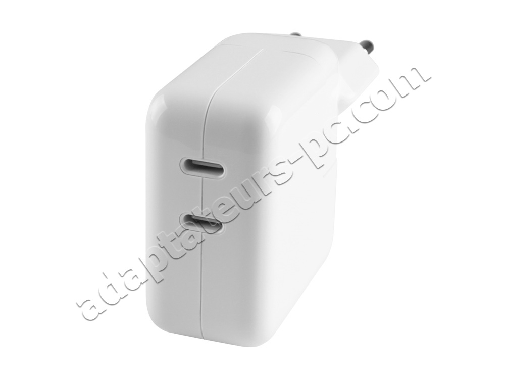 Original Apple 35W Dual USB-C Chargeur AC Adaptateur