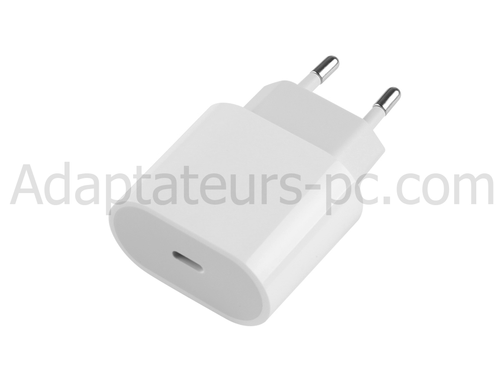 20W USB-C Apple iPhone 8 Plus Adaptateur Chargeur