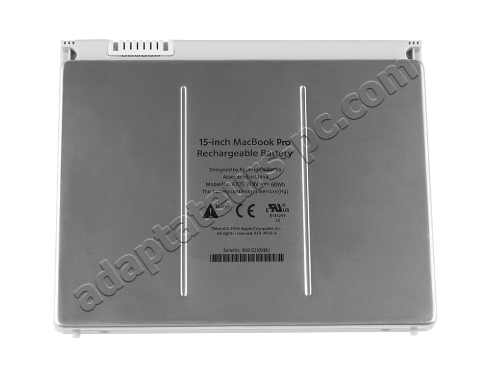 60Wh Batterie Apple MacBook Pro 15 MA348J/A