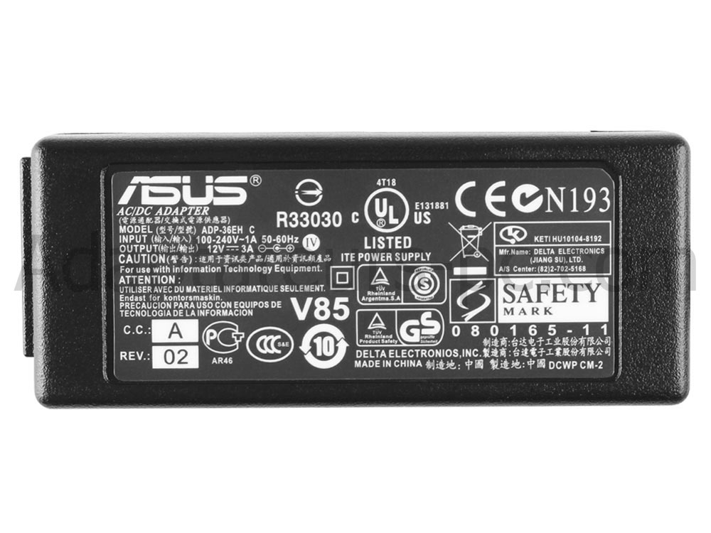 Chargeur Original Asus R2H-BH059T EXA0801XA AD6090 36W