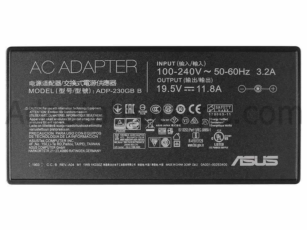 Original 230W Asus ADP-230GB B AC Adaptateur Chargeur + Cable