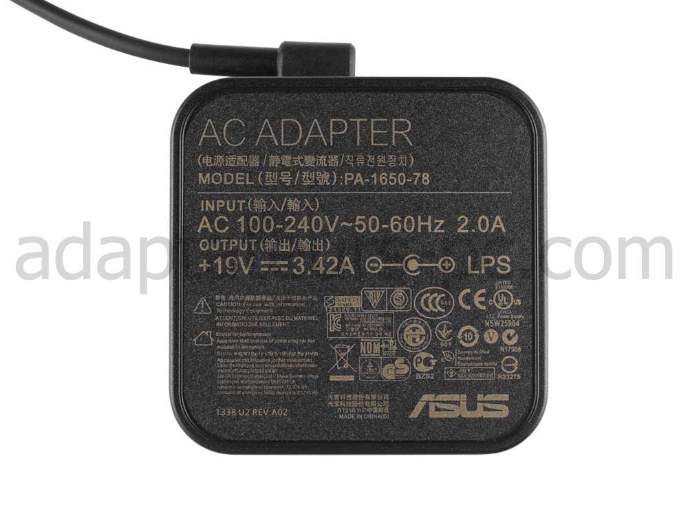 Original 65W Chargeur Asus PA-1650-78 ADA19340YA51 AC Adaptateur