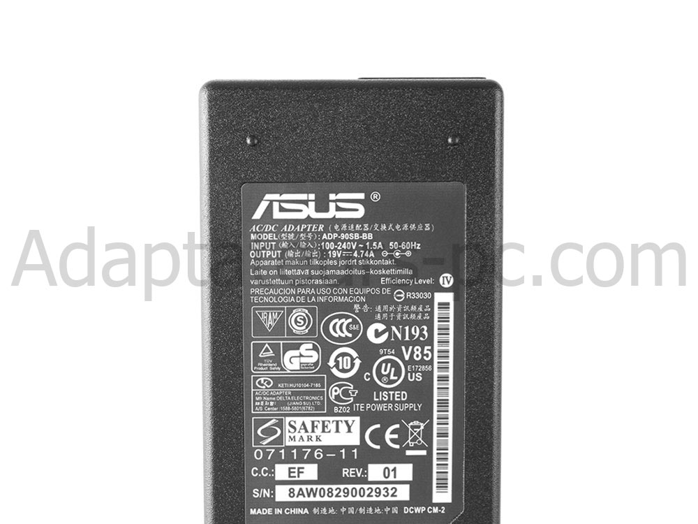 Chargeur Original Asus A52J A52Jb A52JB A52JB-SX103 90W