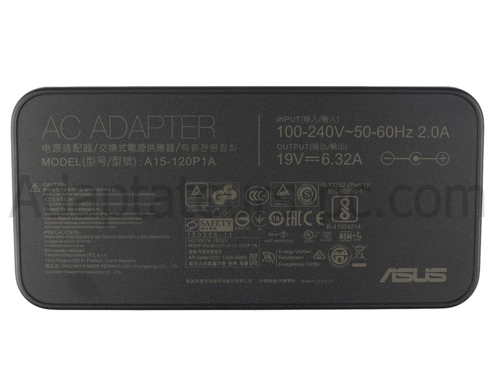 Adaptateur Chargeur Original Asus A15-120P1A a15 120p1a(5.5mm * 2.5mm) 120W