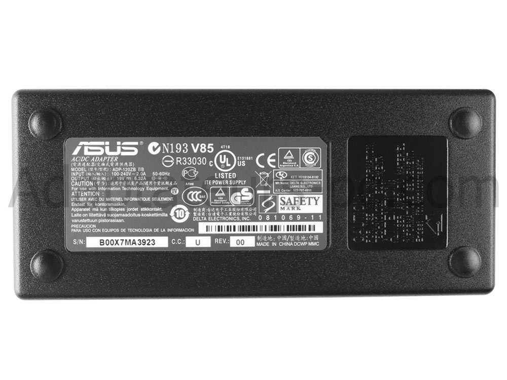 120W Original AC Adaptateur Chargeur pour Asus ADP-120ZB BB ADP45CB