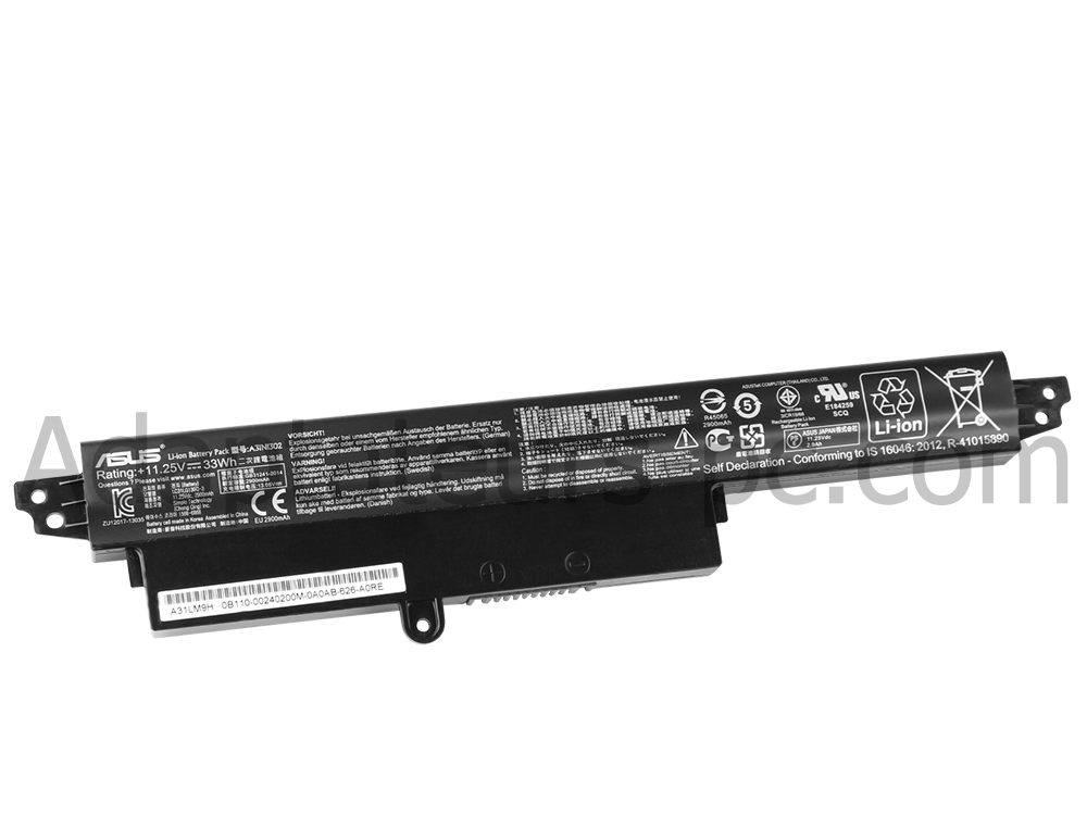 33Wh Batterie Original pour Asus VivoBook F200CA 11.6 F200CA-CT046H