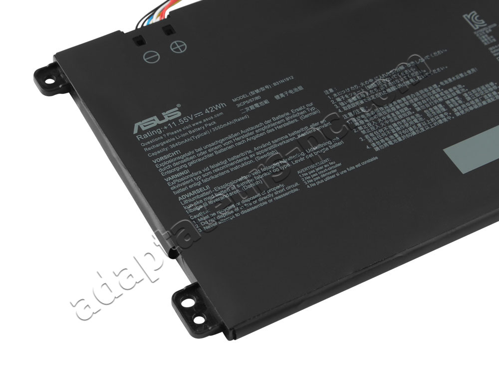 Original Batterie Asus B31N1912 0B200-03680200 3640mAh 42Wh