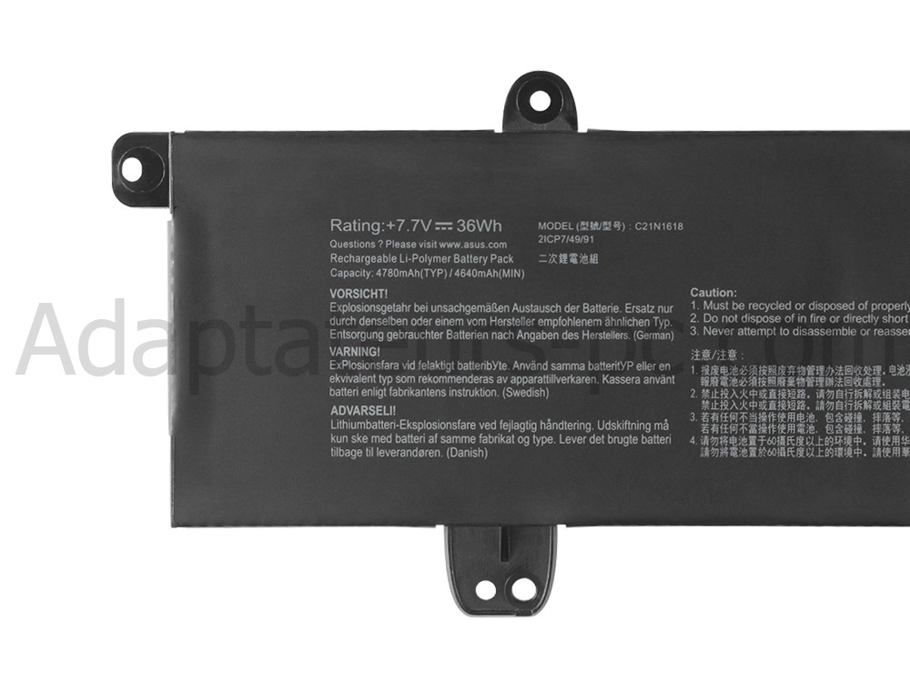 36Wh Batterie Original Asus 0B200-01400600