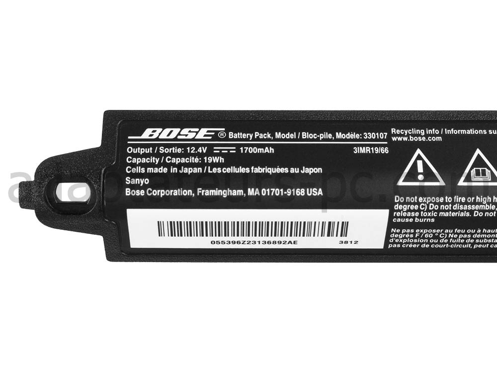 Original 2100mAh 23Wh Batterie Bose 404600