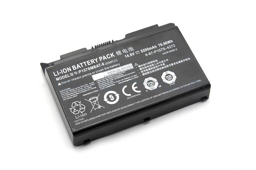 5200mAh 76.96Wh Batterie Clevo 6-87-P157S-4272