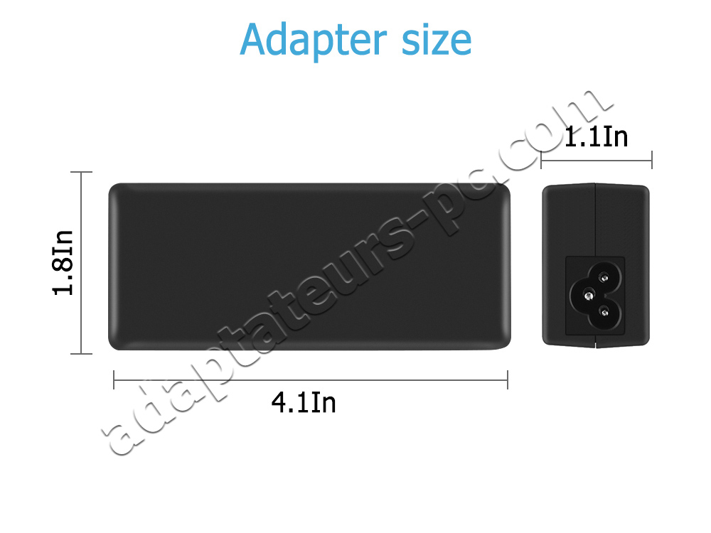 Original 65W Dell Latitude 3320 3420 3520 AC Adaptateur Chargeur