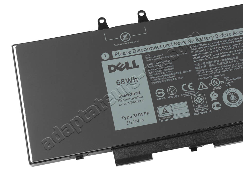 Original 4250mAh 68Wh Batterie Dell 3HWPP 3PCVM YPVX3