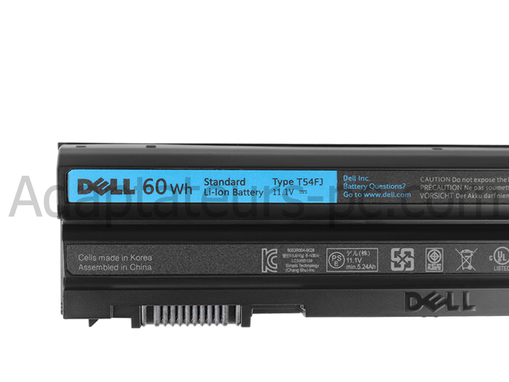 60Wh Batterie pour Dell Inspiron N4520 N5520 N4720 N5420 N5720 N7420 N7720